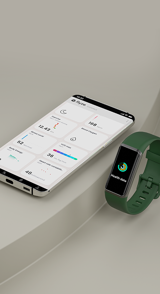 Heart Rate, Blood Oxygen  & Stress Level monitoring